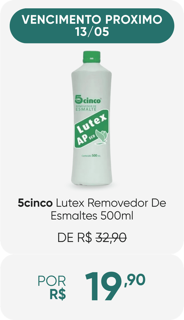 LUTEX 500ml - PROX VENCIMENTO 13/05